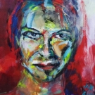 young dude, acrylic on canvas, 50X50cm- SOLD!