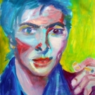 feminine Bowie, oil, 65X50cm
