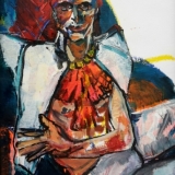 young American, acrylic on paper, 40X30cm