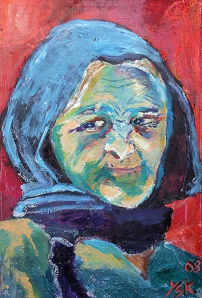 die Türkish woman, oil on canvas,