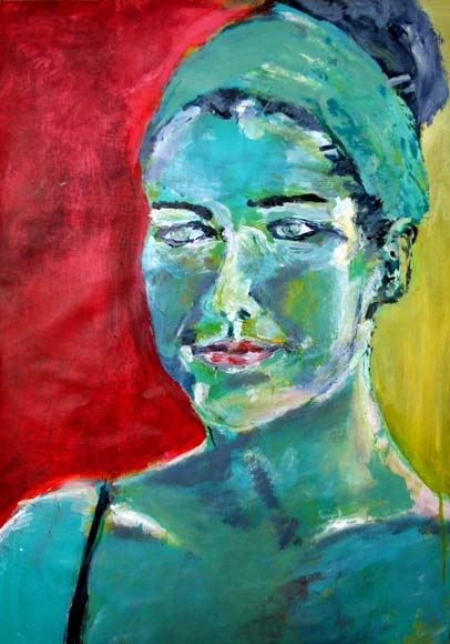 Sara, acrylic on canvas, 80X60cm
