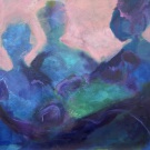 Mother‘s dance, mixed mediators painting on canvas, 60x60cm
