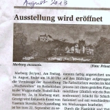Oberhessiche Presse, August 2013